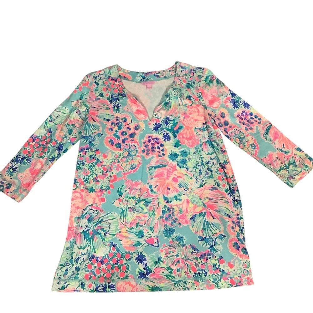 Lilly Pulitzer half sleeve pink top